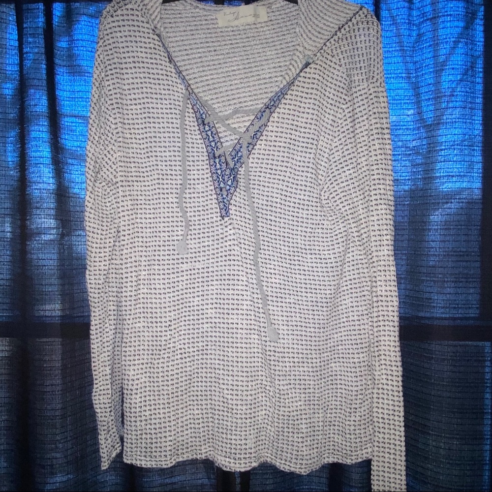 Lace up hoodie